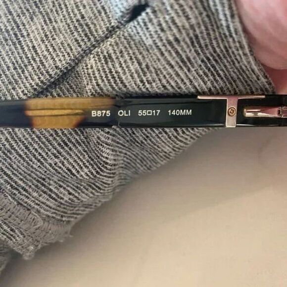 Ted Baker Women’s Black and Brown Tortoise Eyeglass Frame Only - Picture 6 of 7